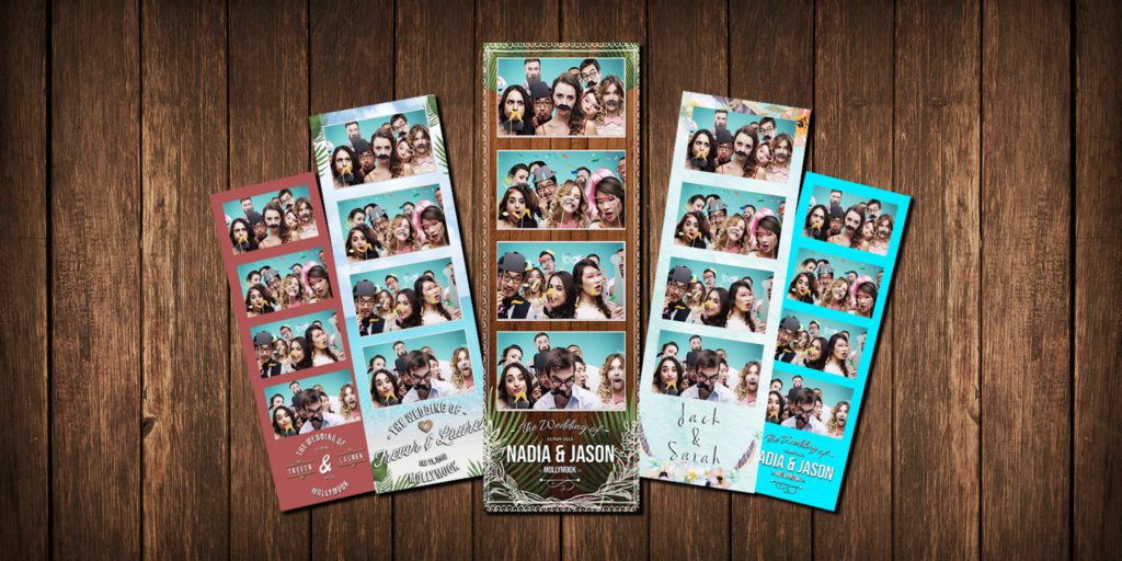 Sample photobooth print strip designs