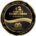 2023 Highly Commended - Master of Ceremonies - Australian Wedding Award